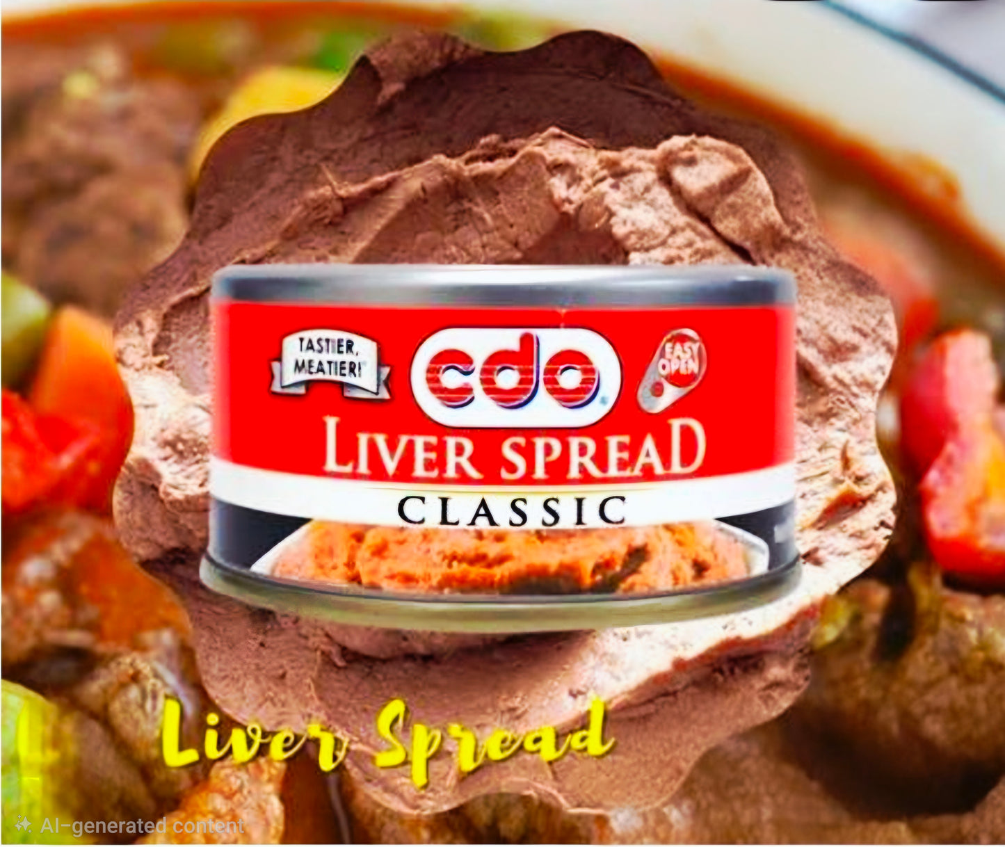 CDO Liver Spread CLASSIC 85g Easy-Open-Can