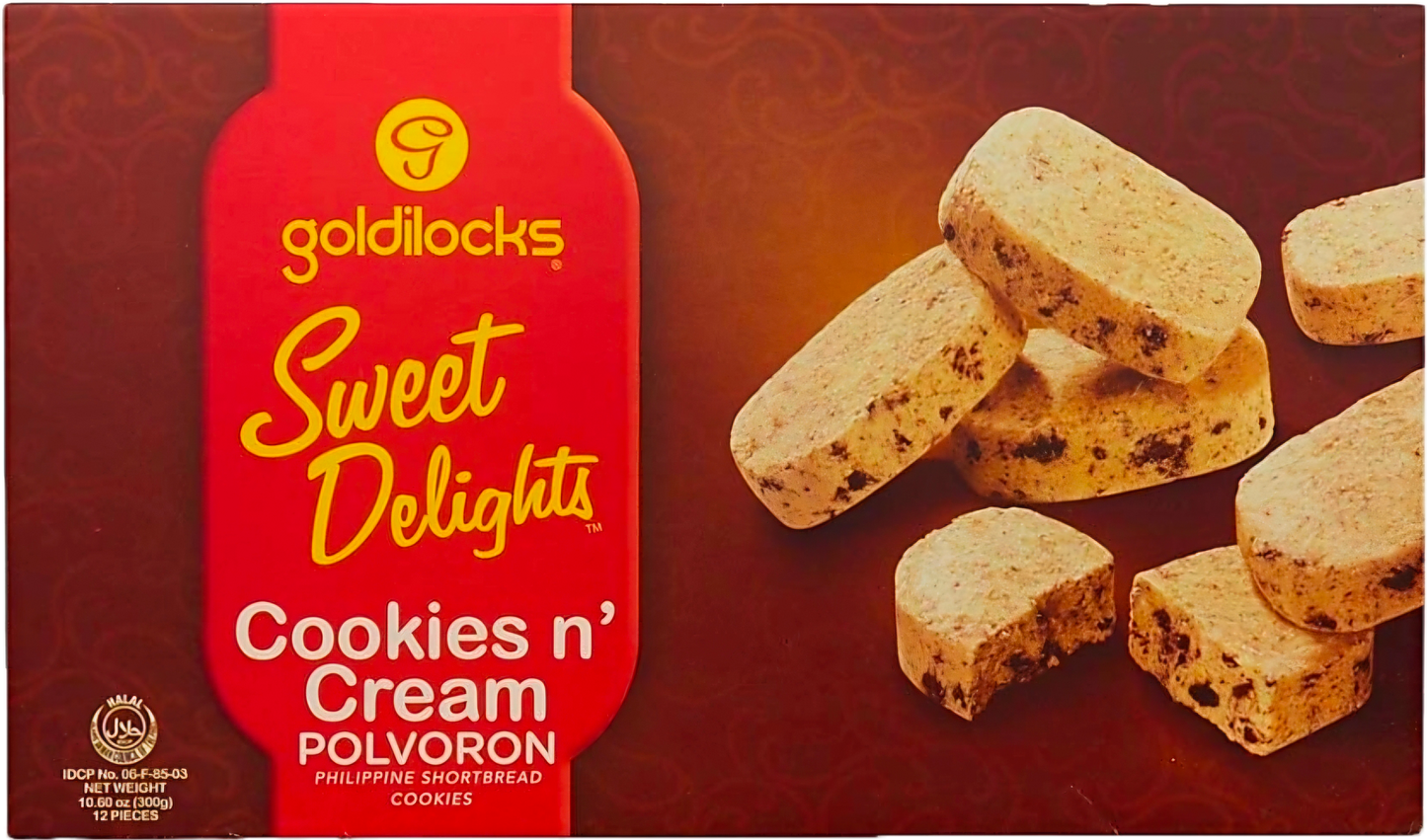 GOLDILOCKS COOKIES & CREAM POLVORON 25G×12