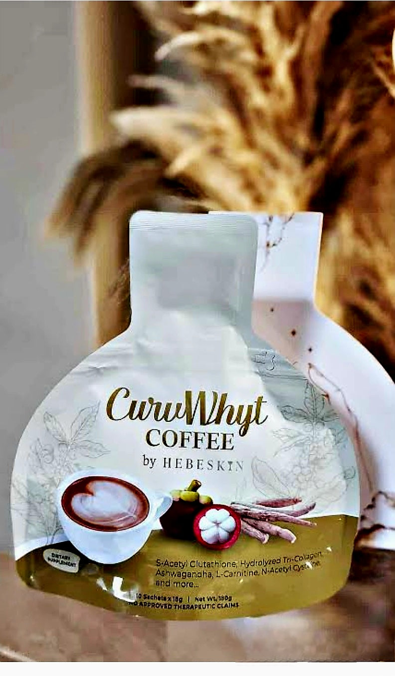 CURVWHYT Slimming Coffee by HEBESKIN 18g x 10 sachets