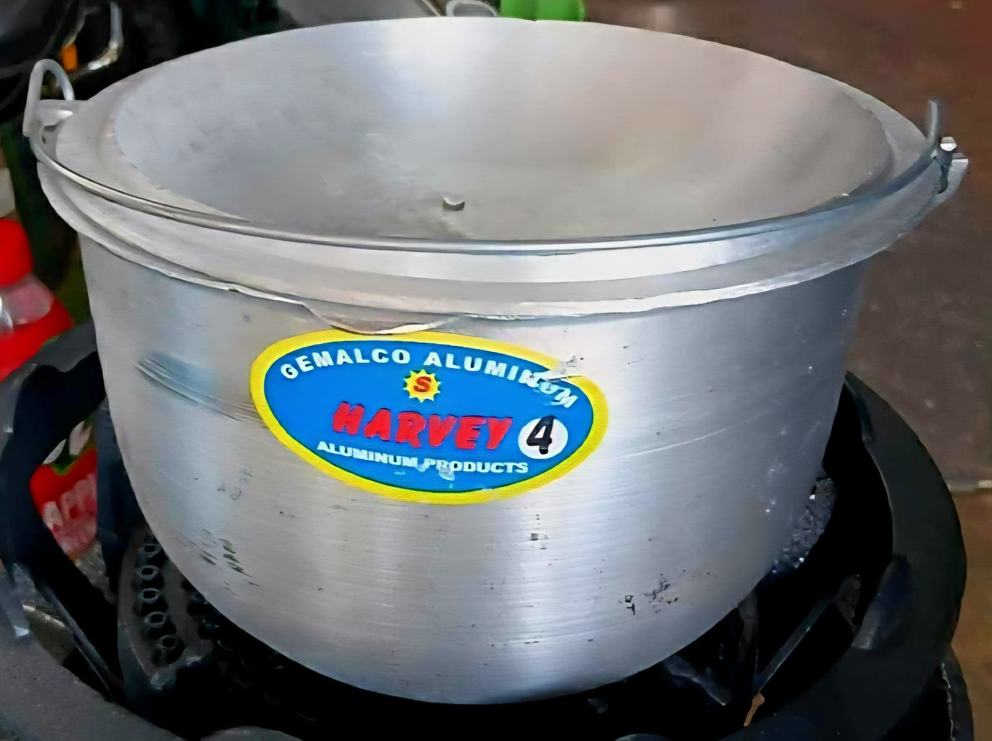 HARVEY Brand Aluminum SMALL KALDERO NO.4 Single Handle (2Litre)
