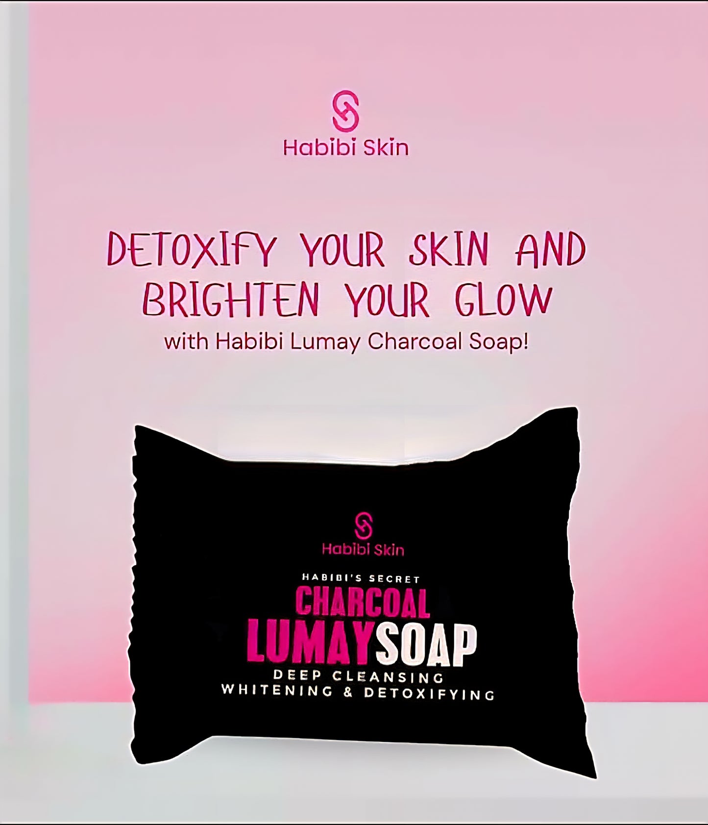 Habibi Skin CHARCOAL LUMAY SOAP Cleanse & Detoxify 70g