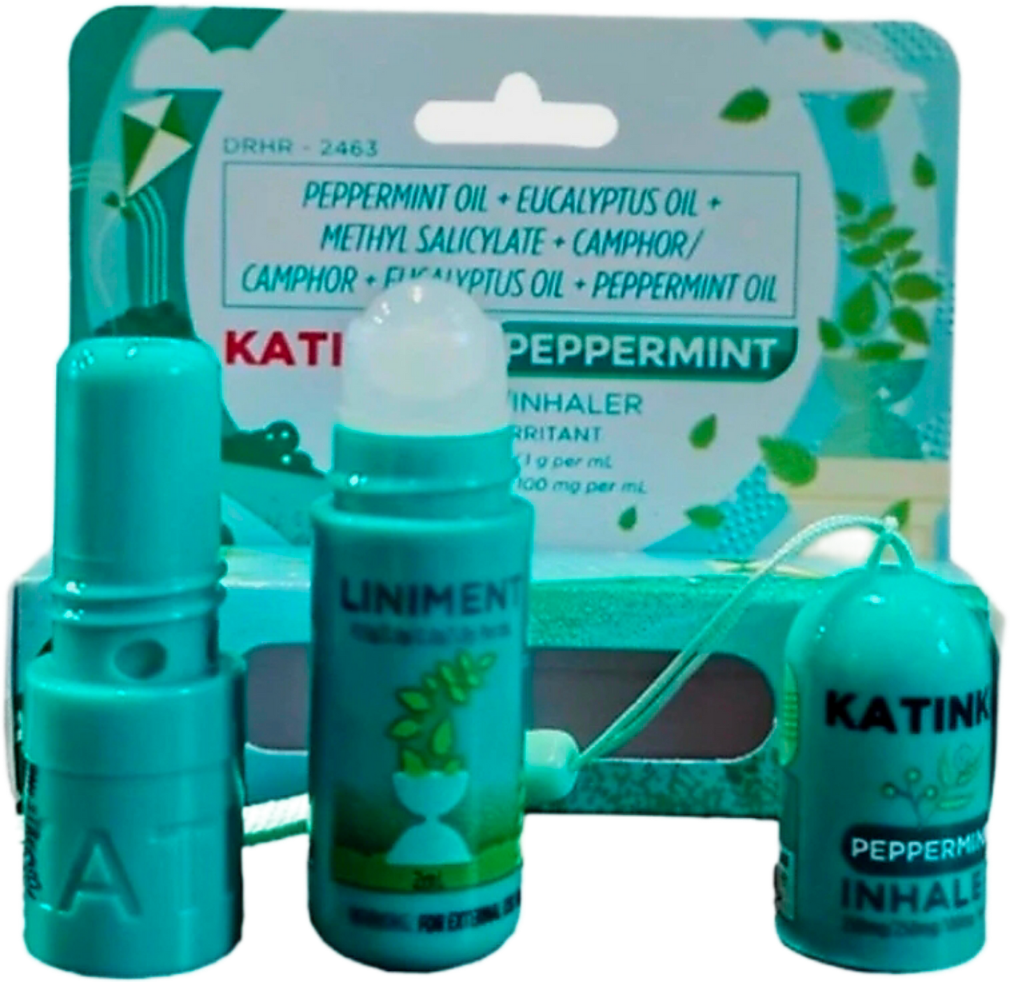 KATINKO PEPPERMINT DUO-RELIEF LINIMENT + INHALER IN ONE