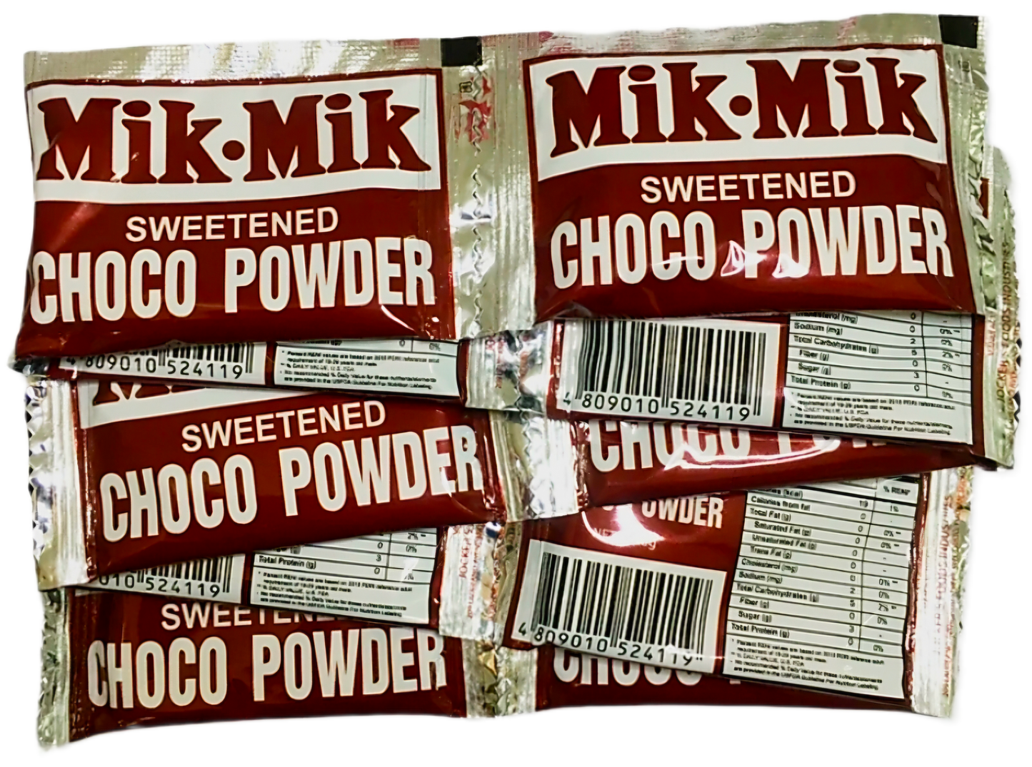 MIK-MIK SWEETENED CHOCO POWDER 20-PCS PACK