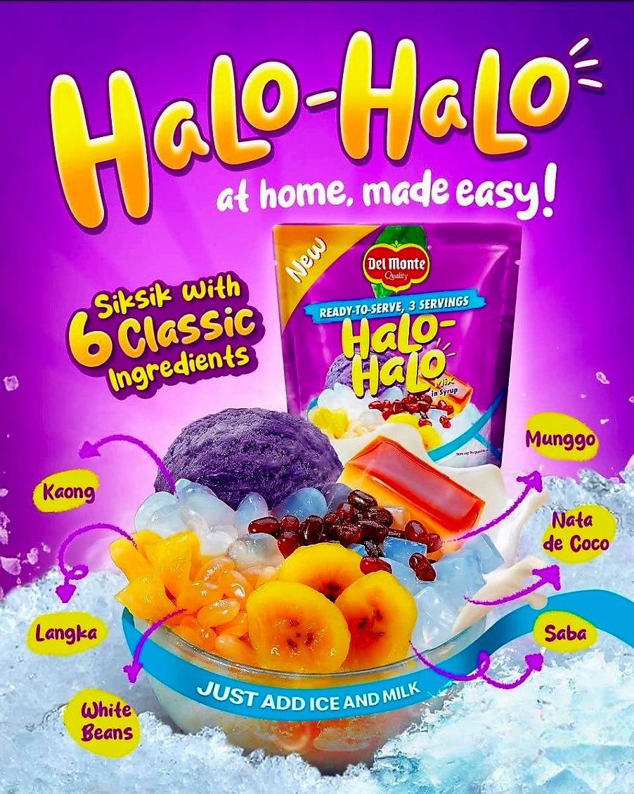 Del Monte HALO-HALO MIX in SYRUP 360g POUCH
