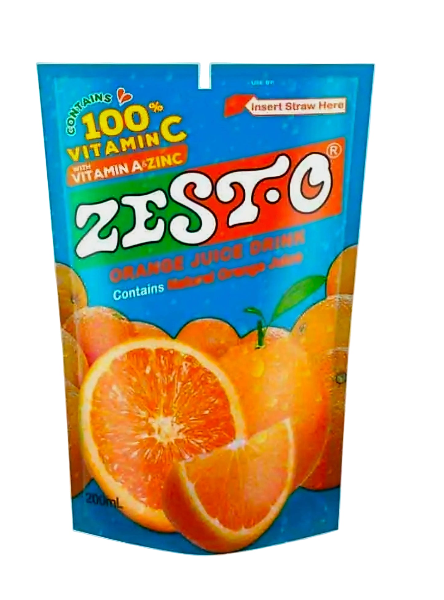 ZEST-O ORANGE JUICE DRINK 200ML×10-PCS (BOX)