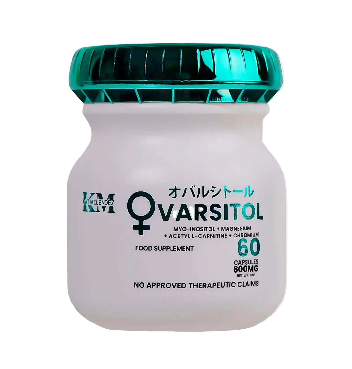 KM OVARSITOL 60-Capsules (Myo-Inositol + Magnesium + Acetyl L-Carnitine + Chromium)