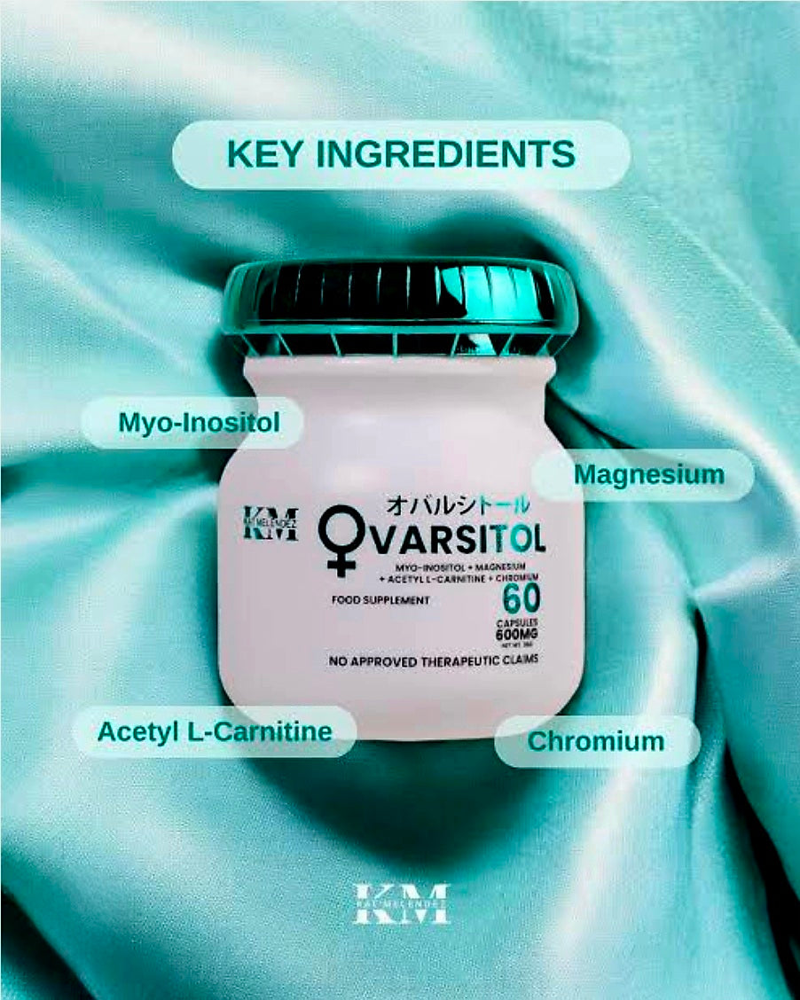 KM OVARSITOL 60-Capsules (Myo-Inositol + Magnesium + Acetyl L-Carnitine + Chromium)