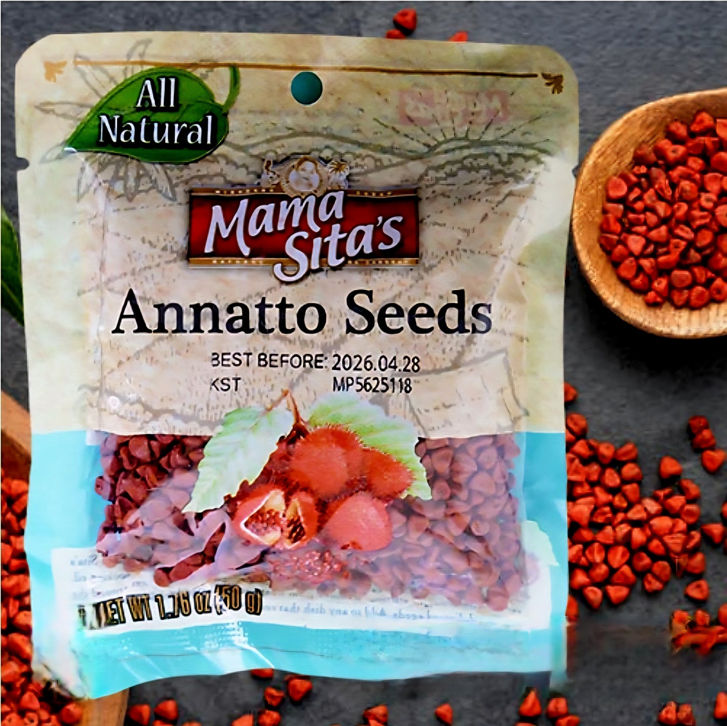 Mama Sita's ANNATTO SEEDS 50g
