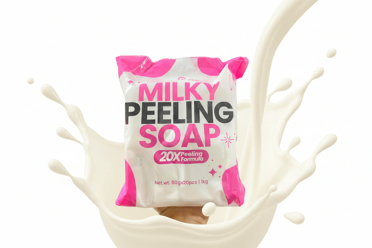 HABIBI MILKY PEELING SOAP 50G×20-PCS (1-KILO PACK)