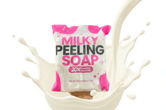 HABIBI MILKY PEELING SOAP 50G×20-PCS (1-KILO PACK)