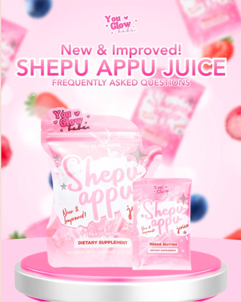 You Glow Babe SHEPU APPU Collagen Slimming  & Beauty Juice 15g×10sachets (New Packaging)
