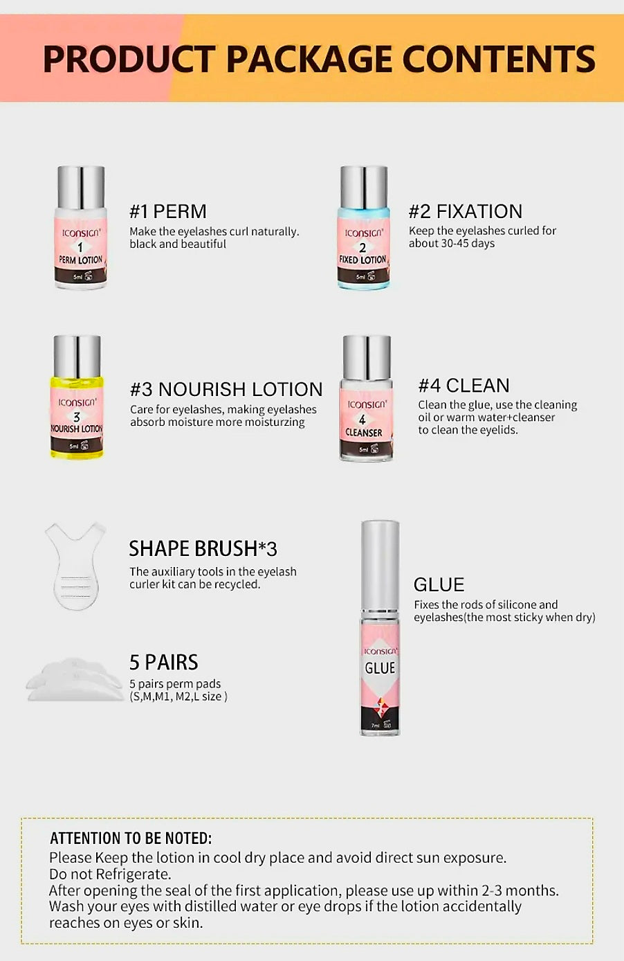 Iconsign DIY EYELASH LIFT SET