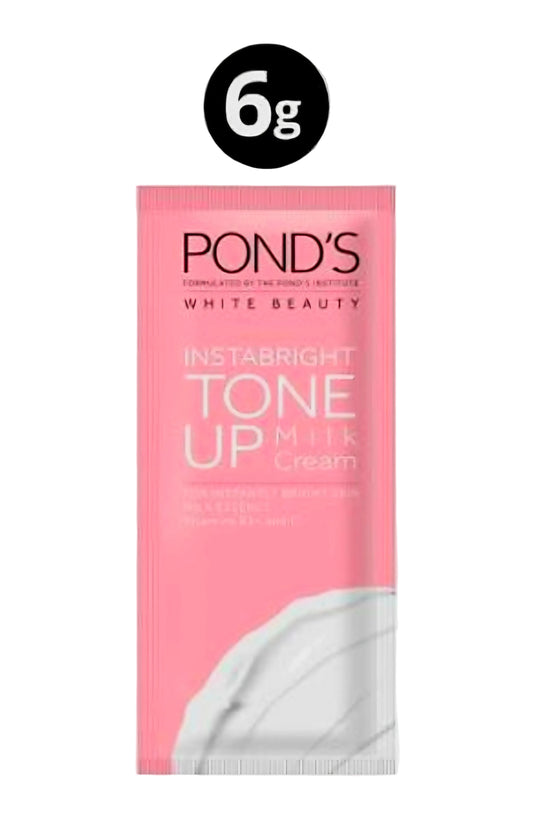 POND'S White Beauty Instabright TONE-UP MILK CREAM 6g (Travel Size Sachet)