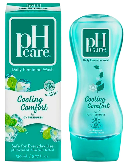 PH Care COOLING COMFORT Daily Feminine Wash 150ml (MEDIUM)