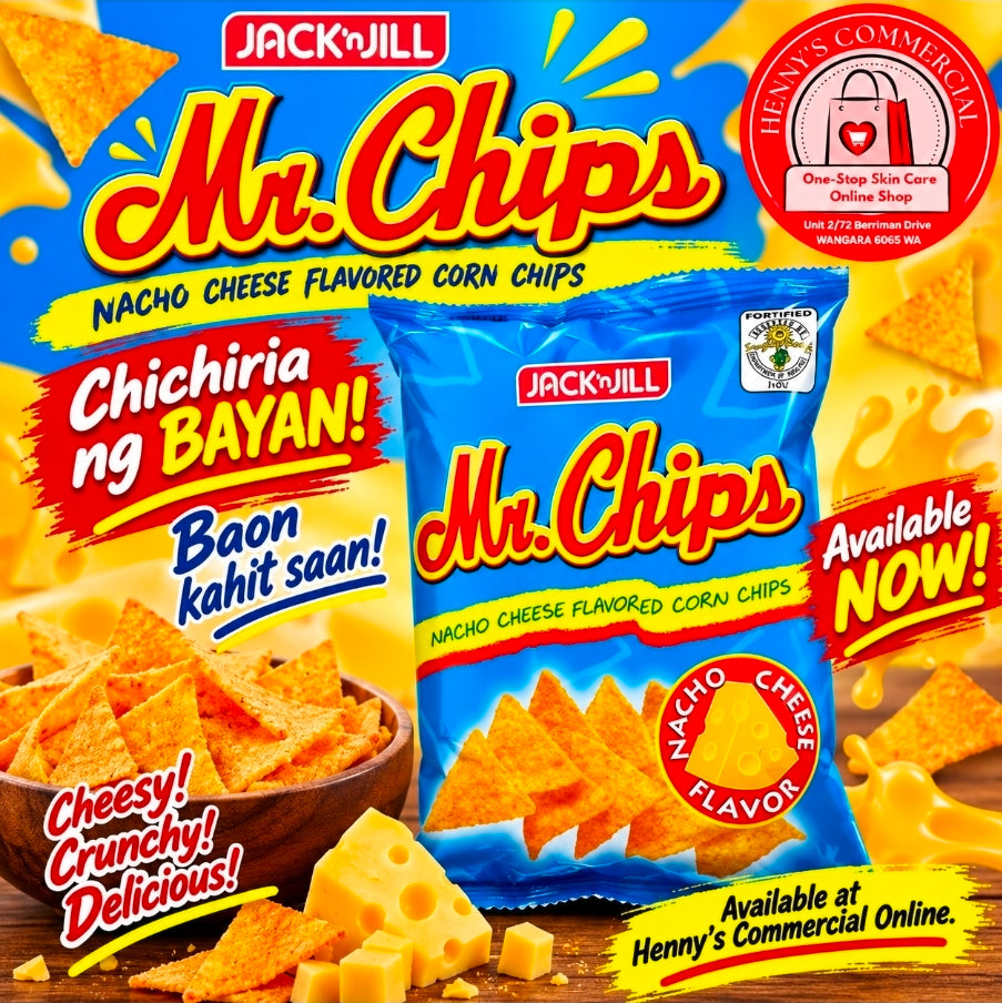 JACK&JILL MR.CHIPS NACHO CHEESE 100G (05/07/27)