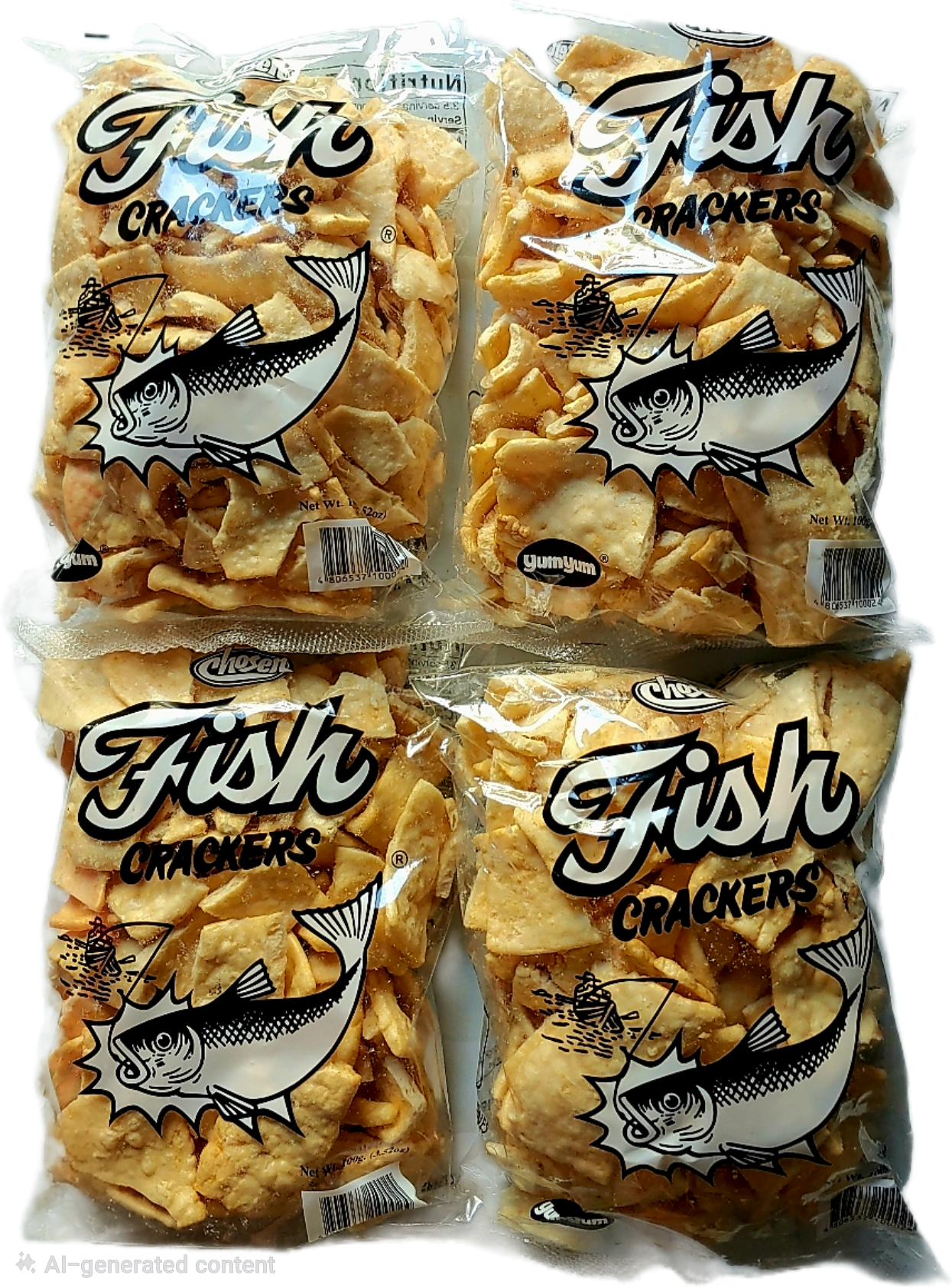 YUMYUM CHOSEN FISH CRACKERS 100G