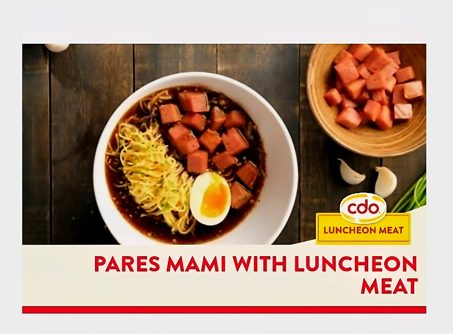 CDO Beef Luncheon Meat 350g FLAT TIN