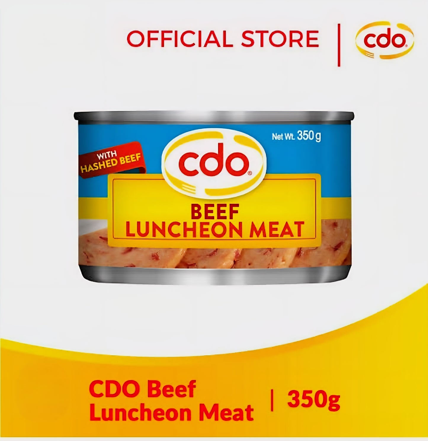 CDO Beef Luncheon Meat 350g FLAT TIN