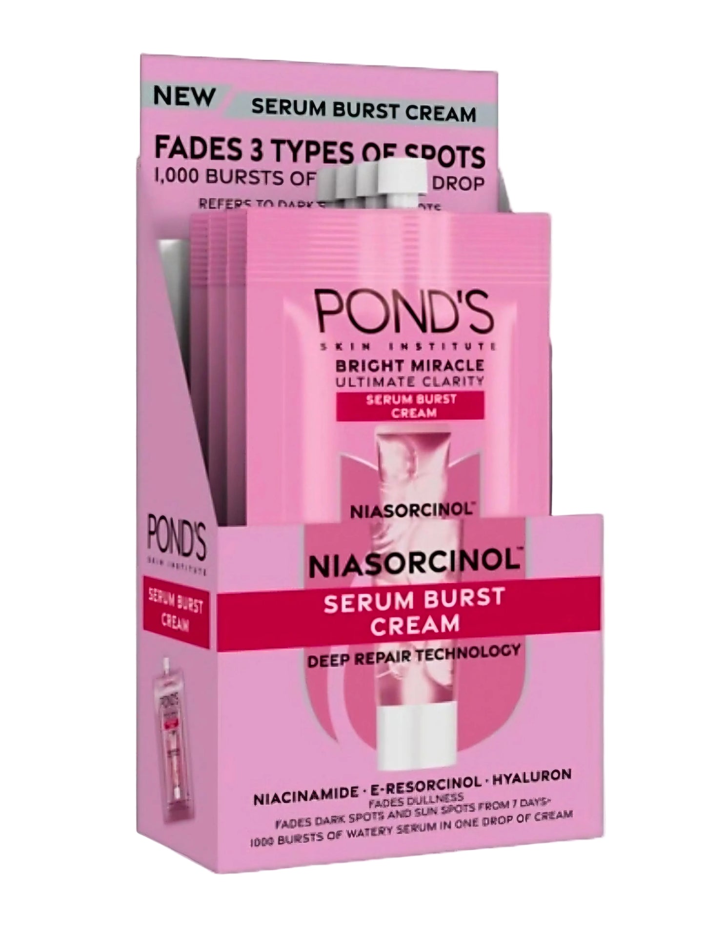POND'S Bright Miracle SERUM Burst Cream NIASOCINOL DEEP REPAIR 7g (Travel Size Sachet)