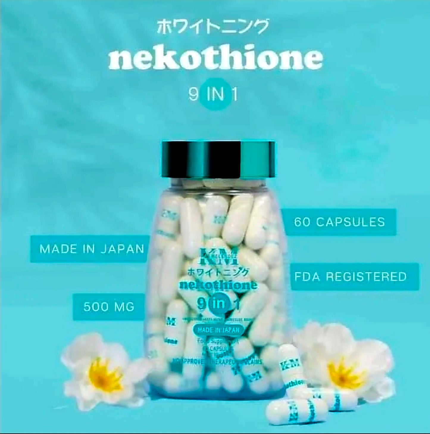 KM 9-in-1 NEKOTHIONE 60-Capsules