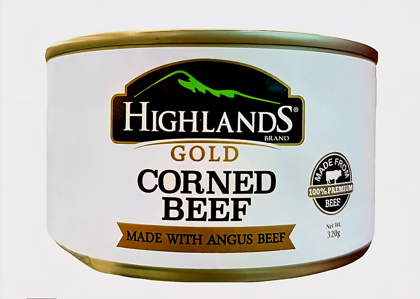 Highlands ANGUS BEEF Corned Beef 320g FLAT TIN