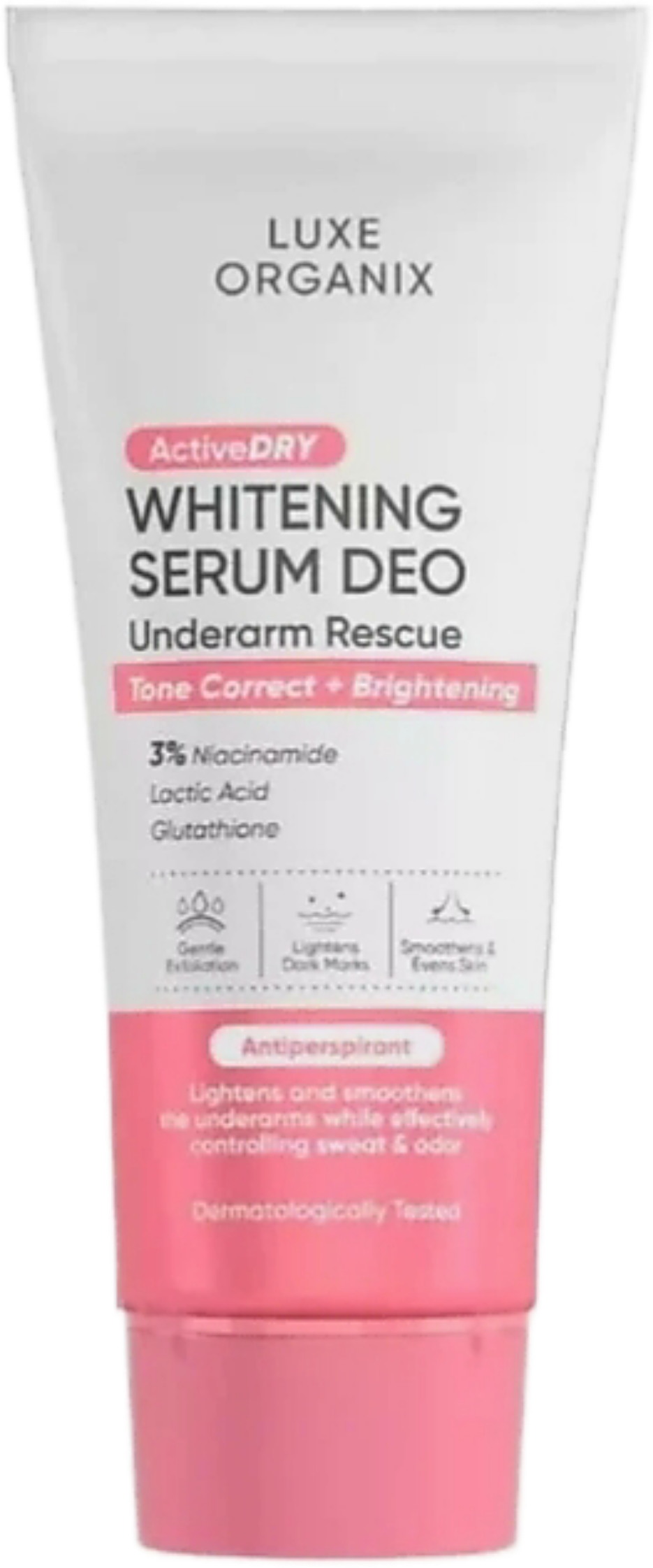 LUXE ORGANIX WHITENING SERUM DEO UNDERARM RESCUE 50ML