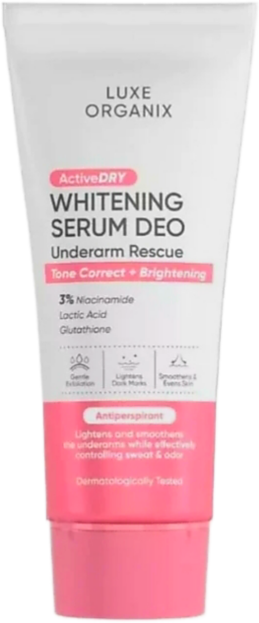 LUXE ORGANIX WHITENING SERUM DEO UNDERARM RESCUE 50ML
