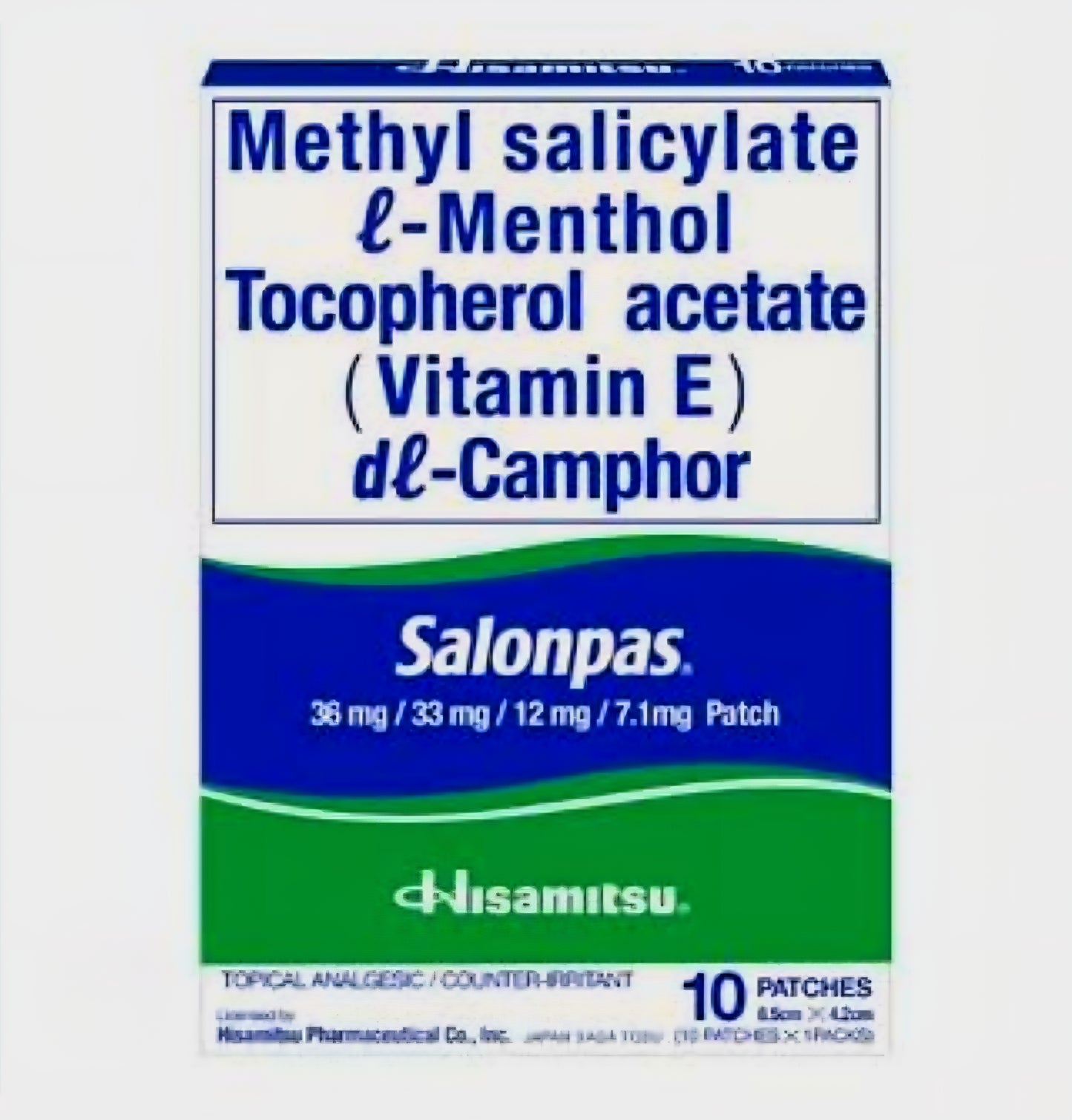 SALONPAS Topical  Patches 10patches
