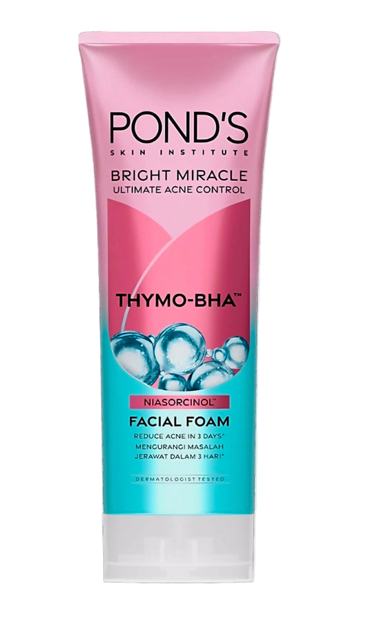 POND'S Bright Miracle Niasorcinol ULTIMATE ACNE CONTROL Facial Foam THYMO-BHA 50g