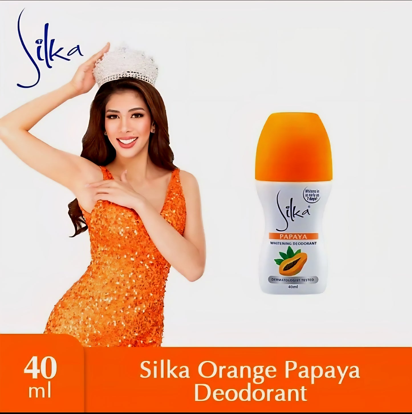 SILKA Whitening Deodorant Roll-On 40ml