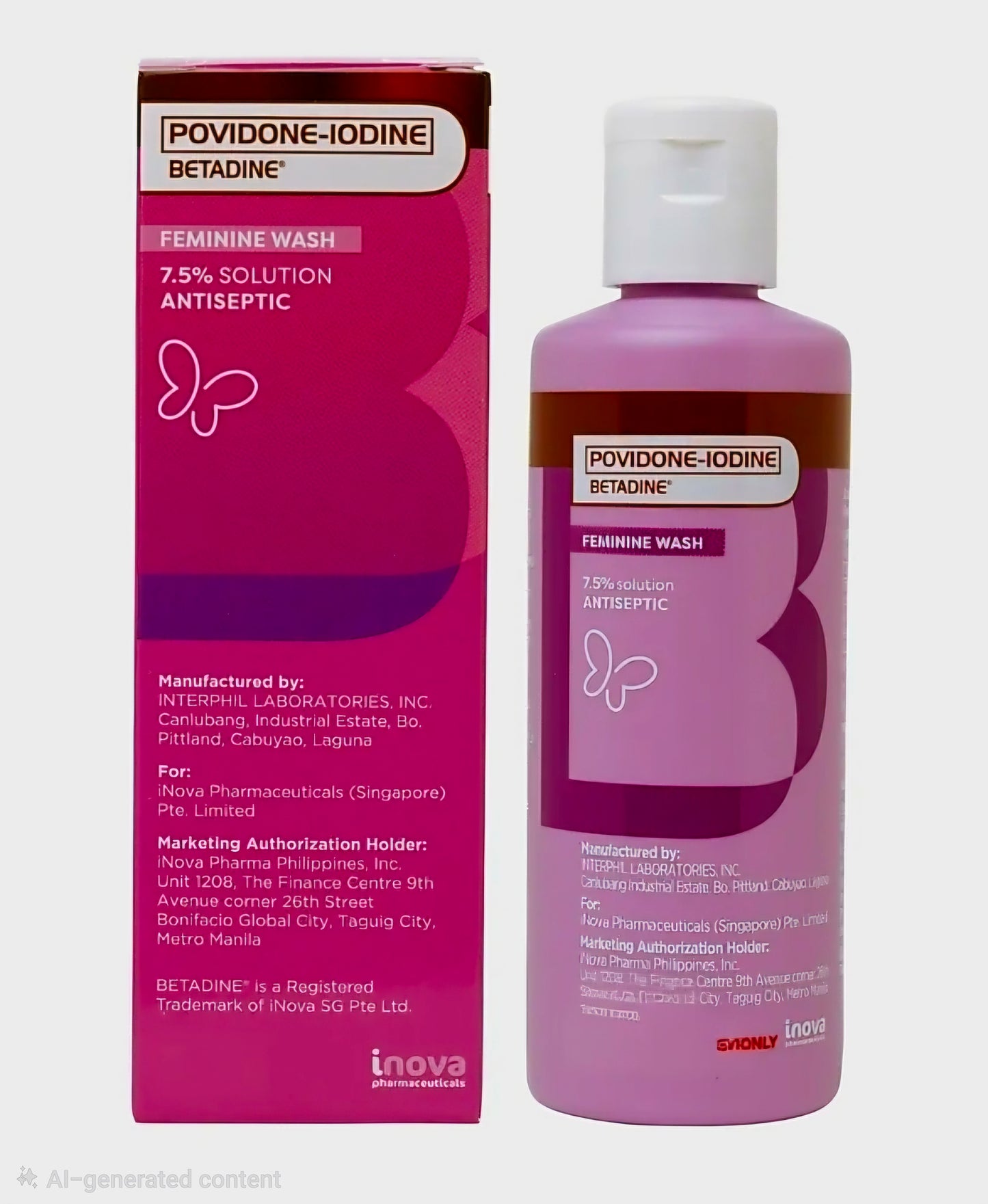 BETADINE Povidone-Iodine Antiseptic FEMININE WASH 50ml