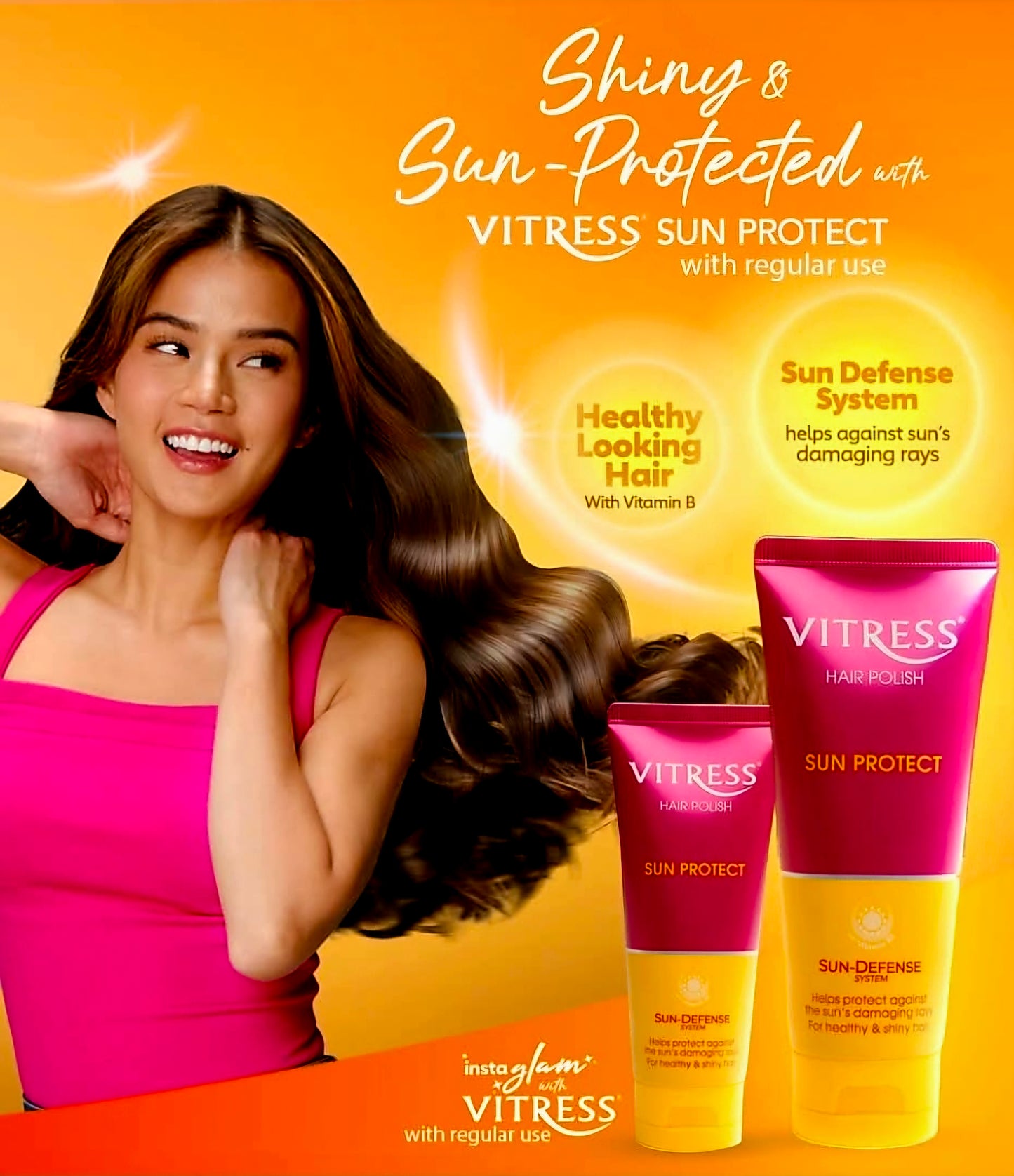 Vitress Hair Polish SUN PROTECT with Sun Defense System 100ml