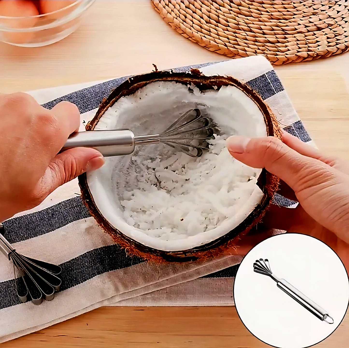 Heavy Duty Tough Stainless Steel BUKO/MELON Grater (Pangkayod)