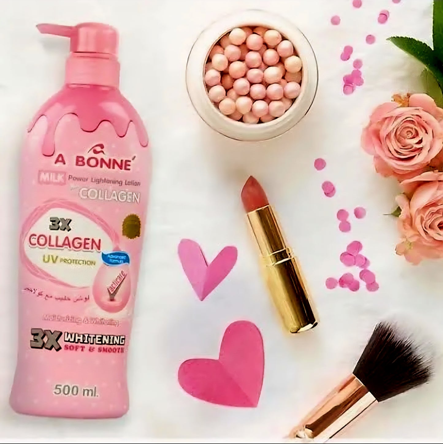 A BONNE' 3X COLLAGEN Milk Whitening Lotion 500ml