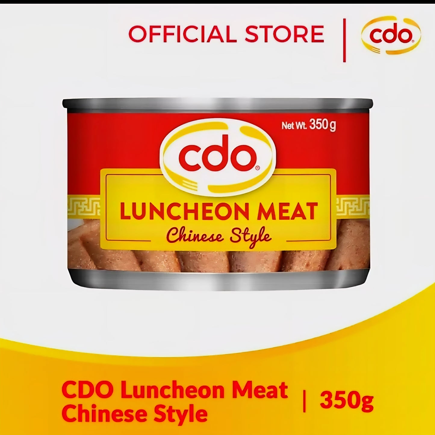 CDO Chinese Style Luncheon Meat 350g FLAT TIN
