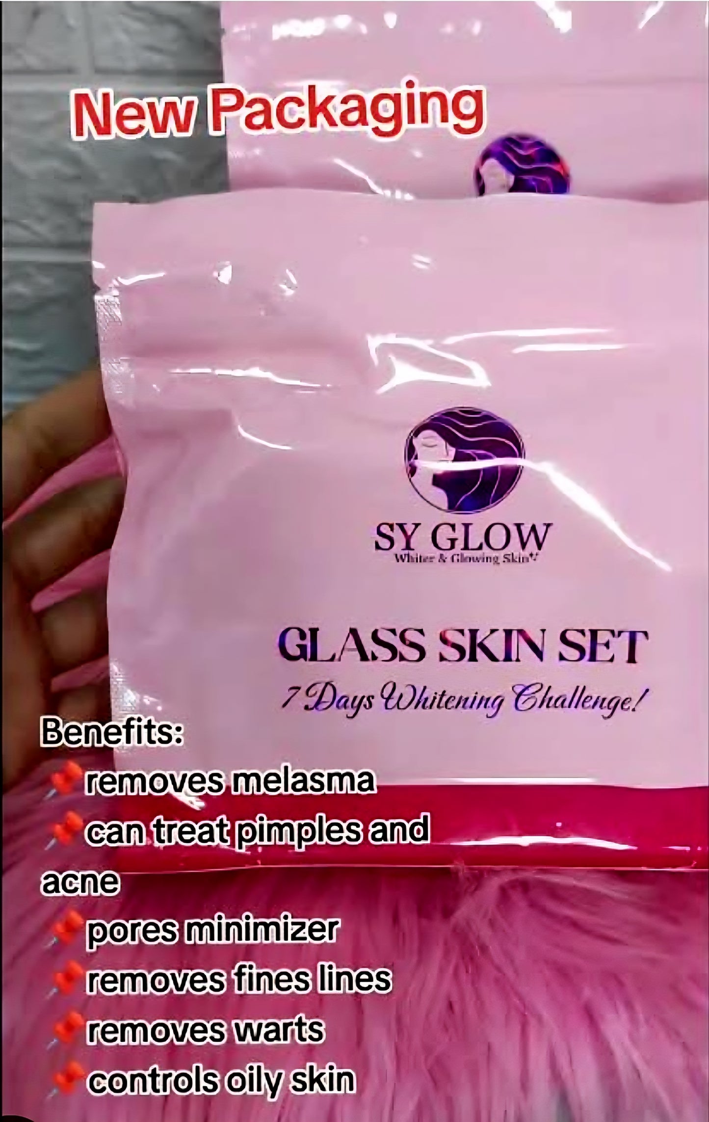 SY GLOW Glass Skin Set 7-Days Challenge POUCH (New Packaging)