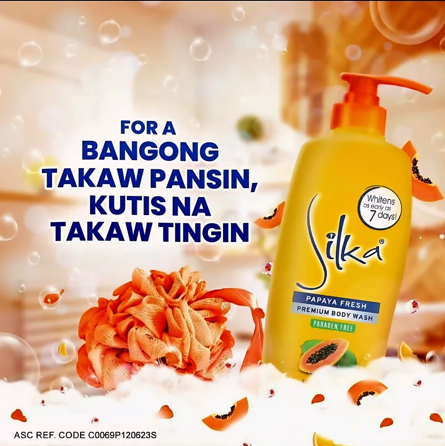 Silka PAPAYA FRESH Premium Body Wash 200ml