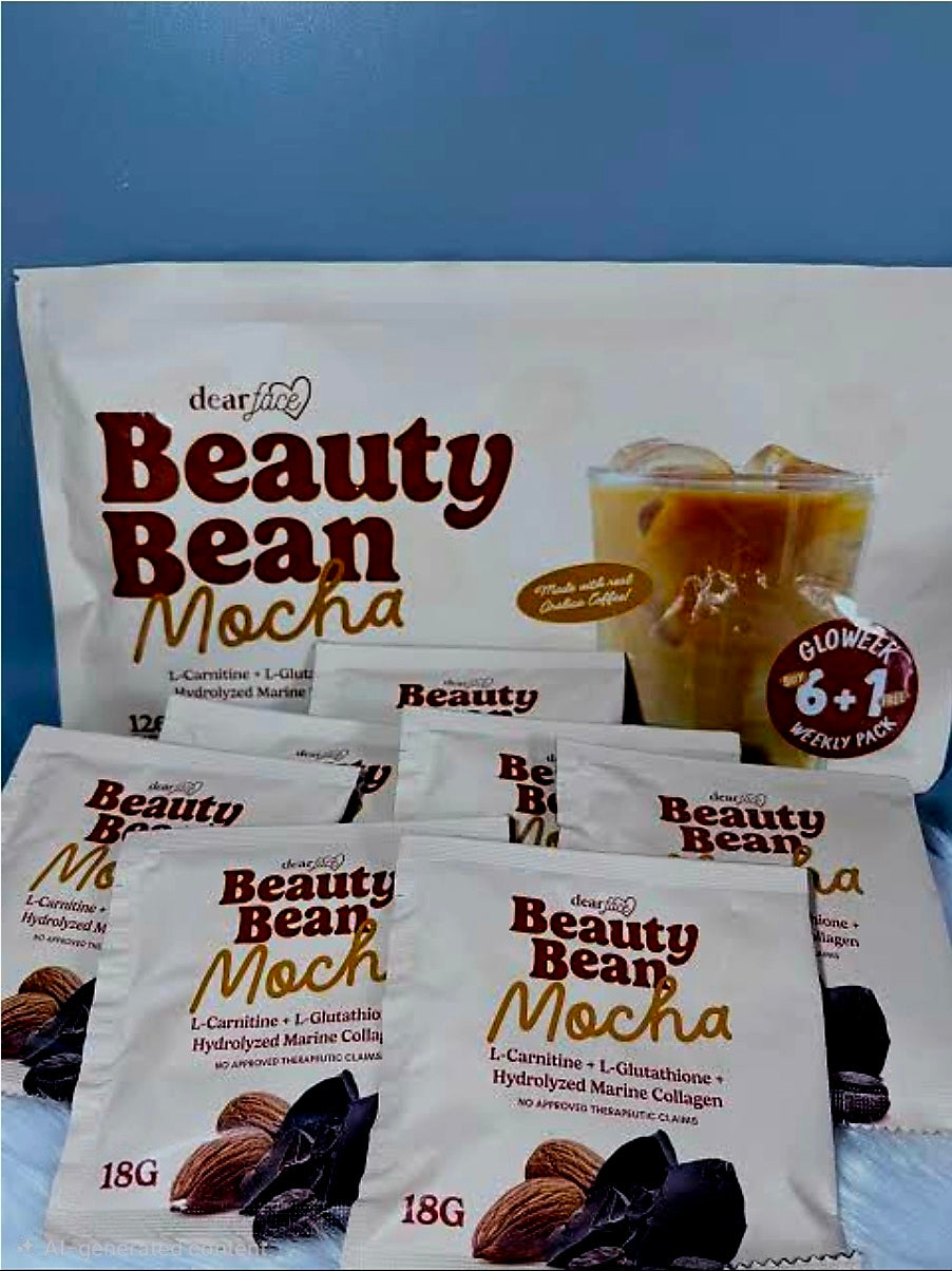 DearFace BEAUTY BEAN MOCHA Gloweek Weekly Pack