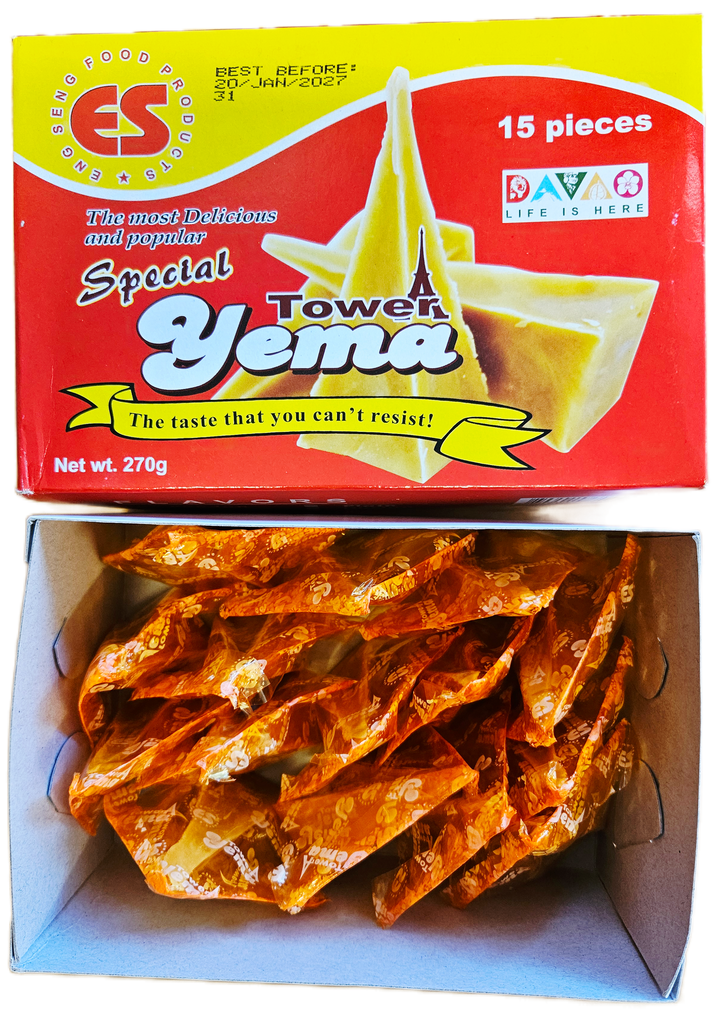 ES DAVAO SPECIAL YEMA TOWER 270G (BOX)