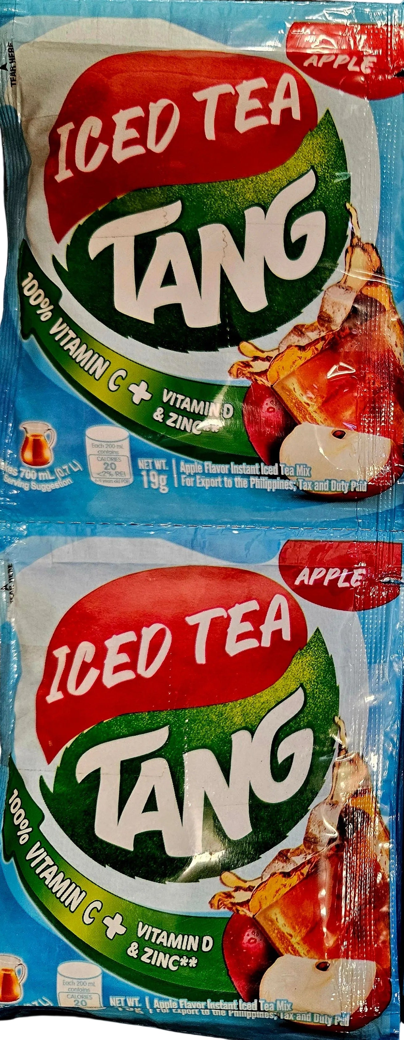 TANG APPLE ICED TEA POWDER JUICE DRINK 19G (SACHET)