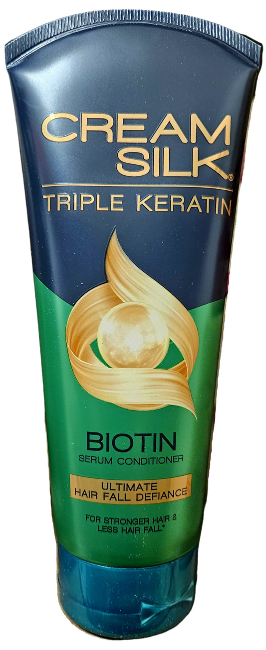 CREAM SILK TRIPLE KERATIN BIOTIN ULTIMATE HAIRFALL DEFIANCE CONDITIONER 170ML