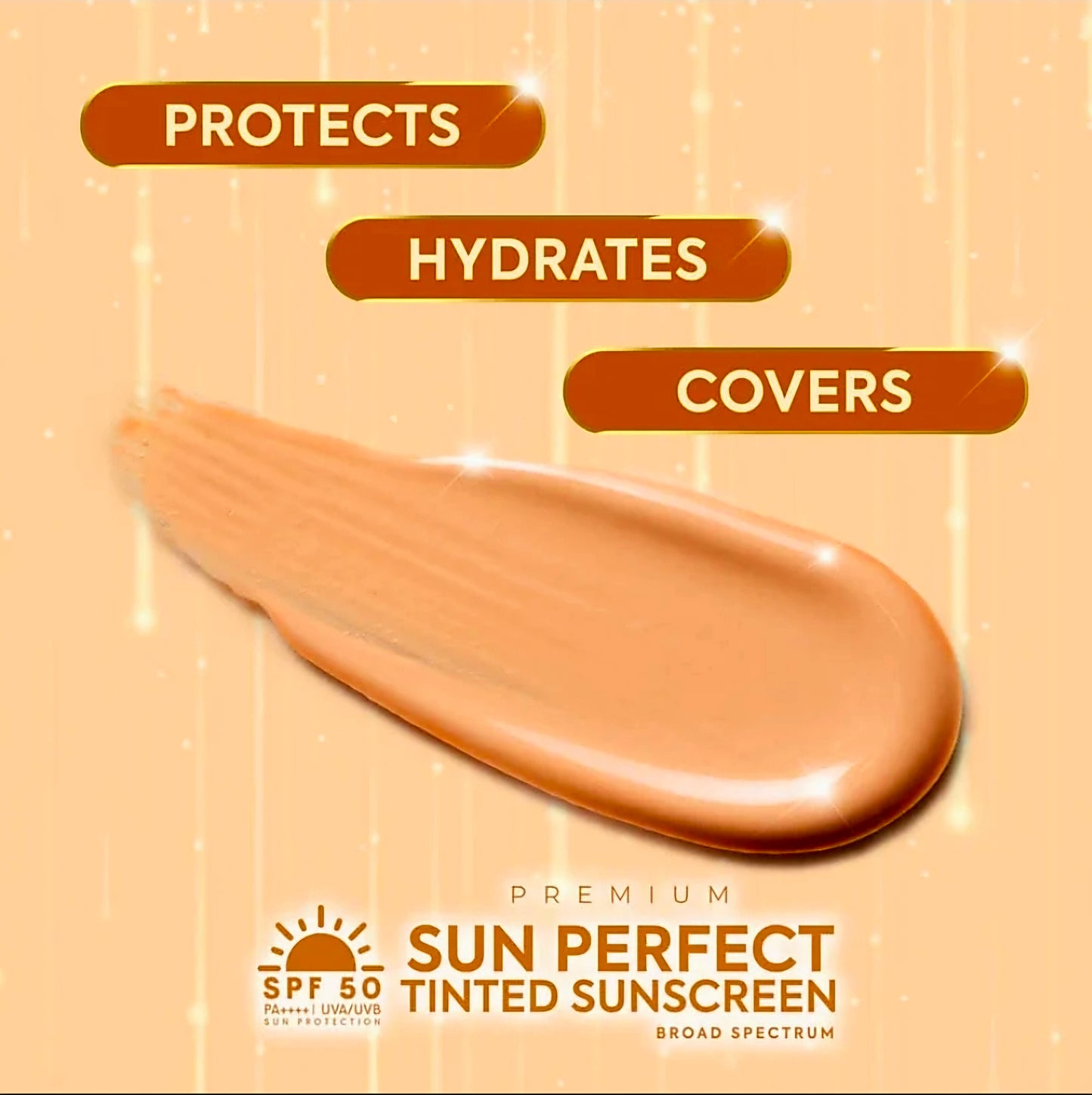 HIKARI Skin Essentials Premium SUN PERFECT Tinted Sunscreen SPF50 50ml