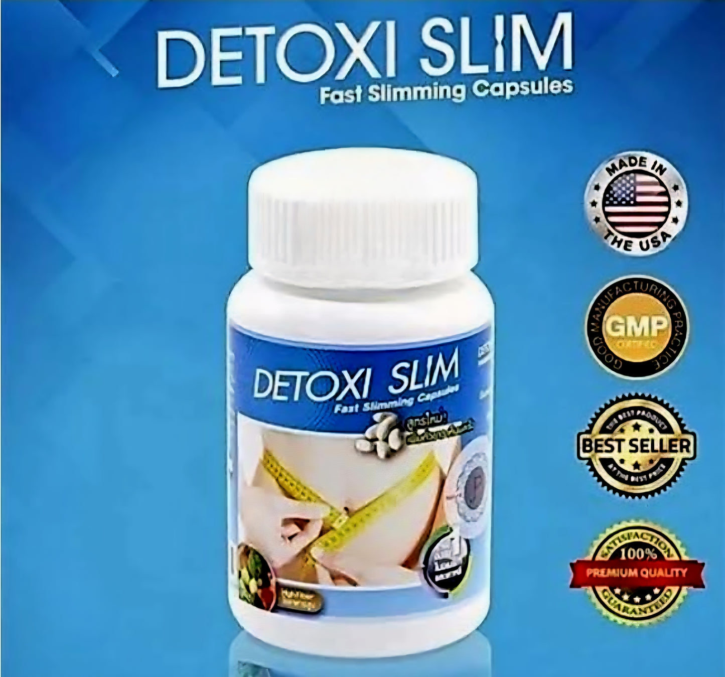 DETOXI SLIM Fast Slimming Capsules 30caps
