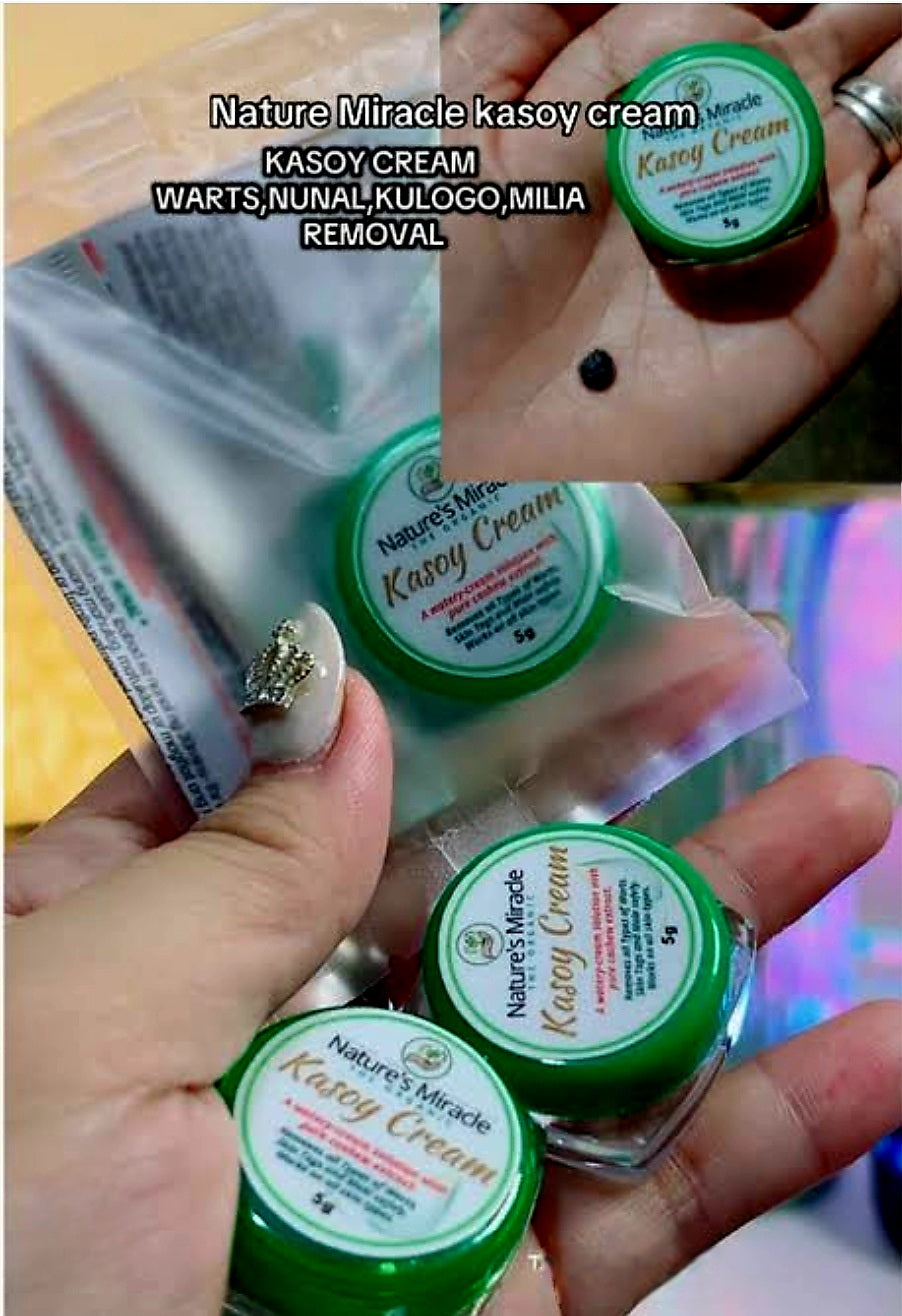 Nature's Miracle KASOY CREAM Warts & Skin Tags Removal 5g