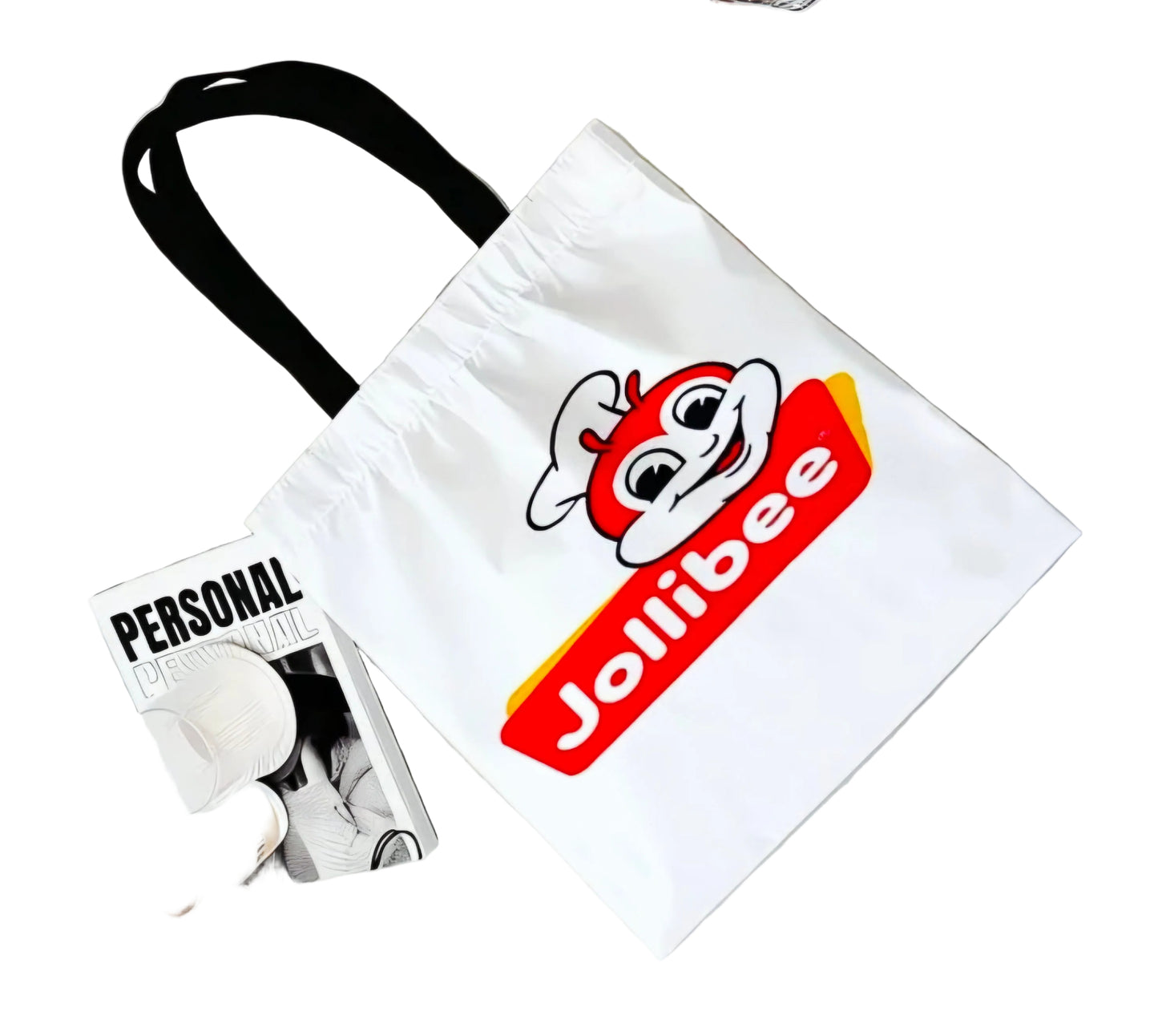 JOLLIBEE Canvas Tote Bag WHITE
