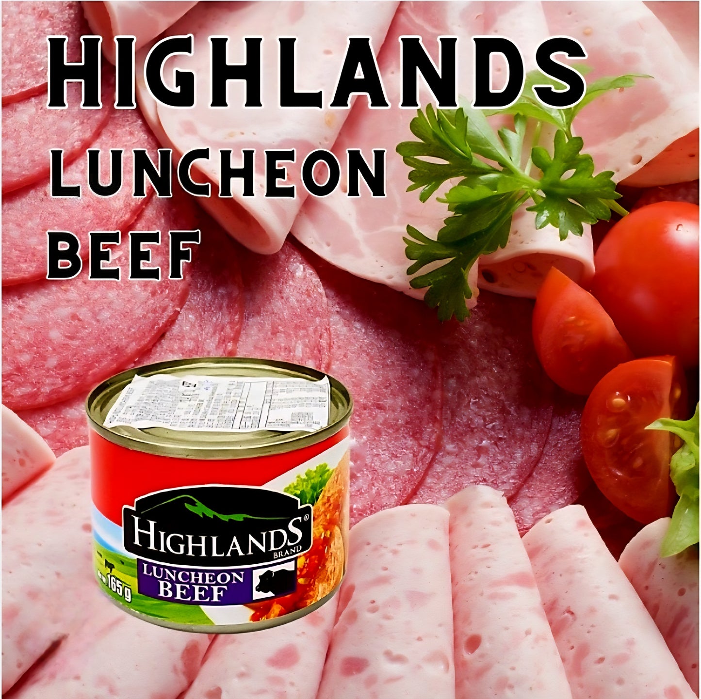 Highlands LUNCHEON BEEF 165g
