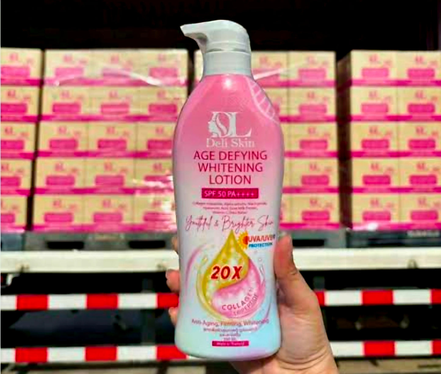 DELI SKIN AGE DEFYING WHITENING LOTION 500ML