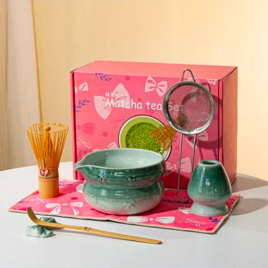 Japanese Porcelain MACHA TEA SET (Complete Set)