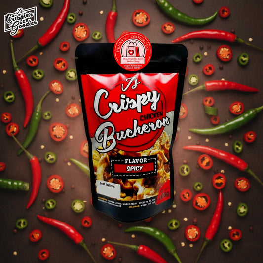 J'S CRISPY CHICKEN BUTCHERON SPICY FLAVOR 100G (02/06/27)