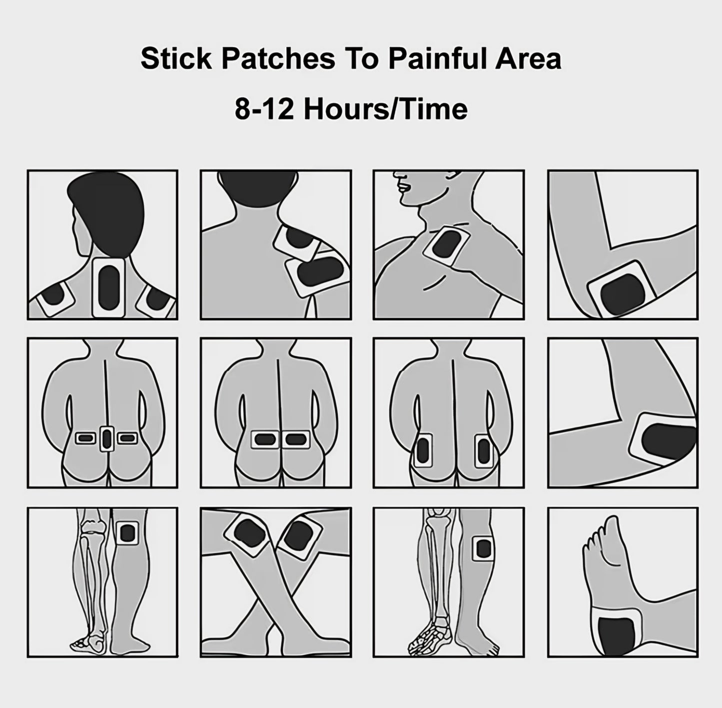 Tiger Balm MEDICATED PLASTER 2-Patches Pack (COOL GREEN)